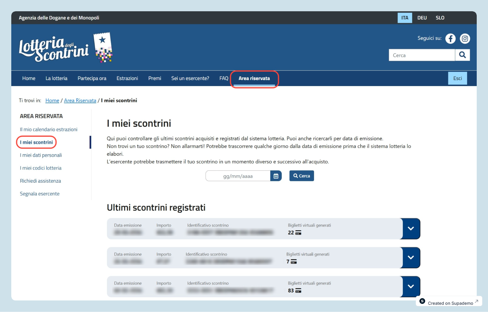 Come verificare i codici vincenti della lotteria degli scontrini - Quale sito usare per controllare le vincite